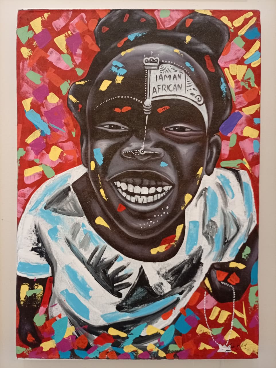 Happy Child with Colors